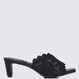 Chloé Comfy Heel In Black