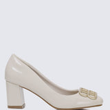 Phyllis Comfy Heels In Almond