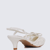 Colette Comfy Heels In Beige