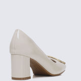 Phyllis Comfy Heels In Almond