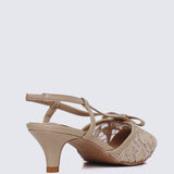 Colette Comfy Heels In Nude