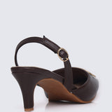 Portia Comfy Heels In Espresso