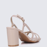 Sooya Comfy Heels In Almond