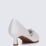 Whitney Comfy Heels In Ivory
