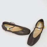 Pétale De Rose Comfy Ballerina In Espresso