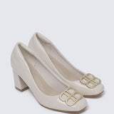 Phyllis Comfy Heels In Almond