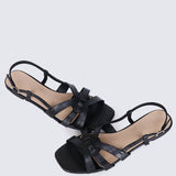 Finley Comfy Sandals In Black