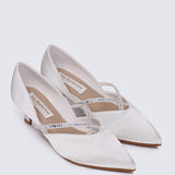 Whitney Comfy Heels In Ivory