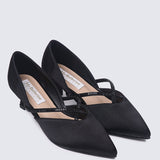 Whitney Comfy Heels In Black