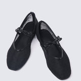 Lilou Comfy Ballerina In Black