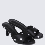 Noira Comfy Heels In Black