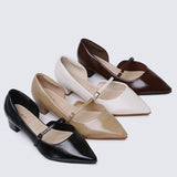 Catherine Ultra WideFit Comfy Heels In Black