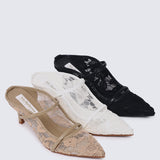 Isadora Comfy Heels In Beige