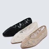 Peony Comfy Ballerina In Beige