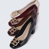 Phyllis Comfy Heels In Almond