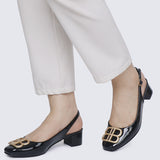 Priya Comfy Heels in Black