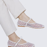 Lilou Comfy Ballerina In White