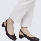 Palmer Comfy Heels In Espresso