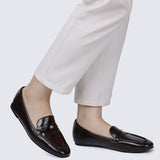 Noa Comfy Loafers In Espresso