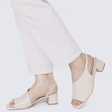 Mimpikita x My Ballerine Urba Comfy Heels In Nude
