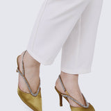 Abigail Comfy Heels In TaupeShoes - myballerine