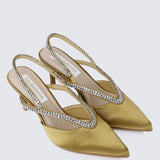 Abigail Comfy Heels In TaupeShoes - myballerine