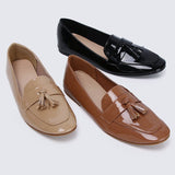 Ada Comfy Loafers In Nude - myballerine