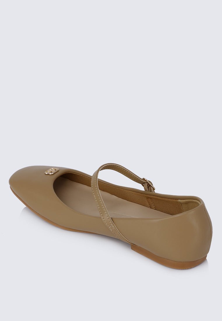 Aimee Comfy Ballerina In AlmondShoes - myballerine