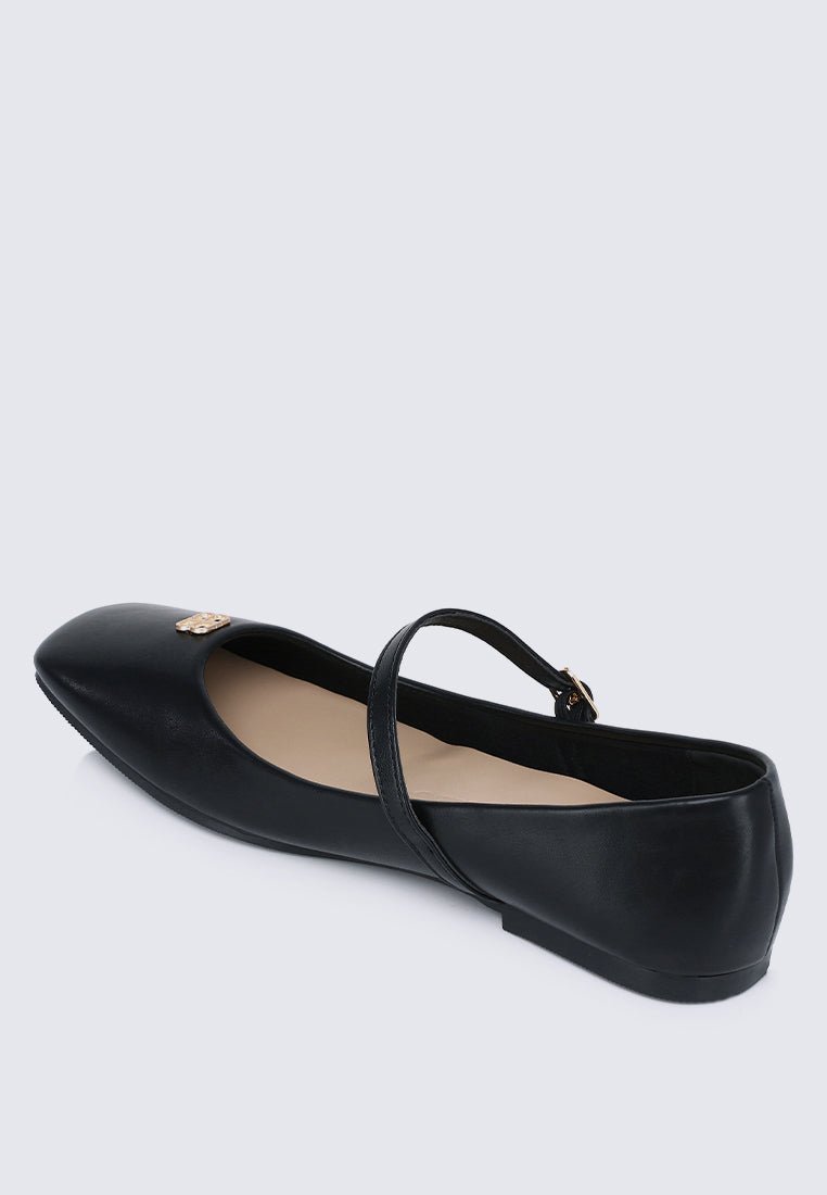 Aimee Comfy Ballerina In BlackShoes - myballerine
