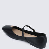 Aimee Comfy Ballerina In BlackShoes - myballerine