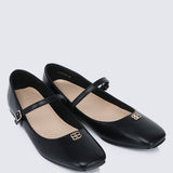Aimee Comfy Ballerina In BlackShoes - myballerine