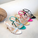 Alaia Comfy Heels In Green - myballerine