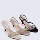 Angeline Comfy Heels In Black - myballerine