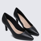 Ashley Comfy Pumps In BlackShoes - myballerine