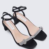Audrey Comfy Heels In Black - myballerine