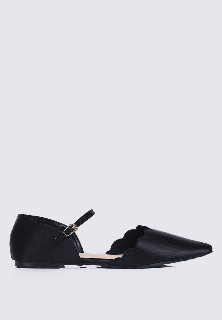 Azzurra Comfy Ballerina In CharcoalShoes - myballerine