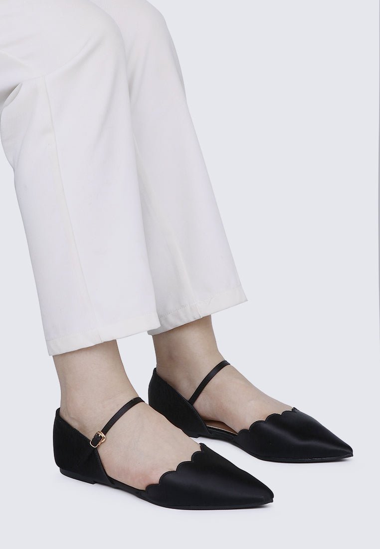 Azzurra Comfy Ballerina In CharcoalShoes - myballerine