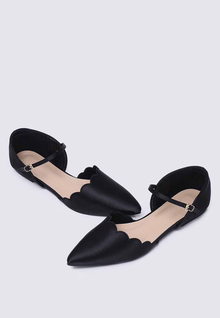 Azzurra Comfy Ballerina In CharcoalShoes - myballerine