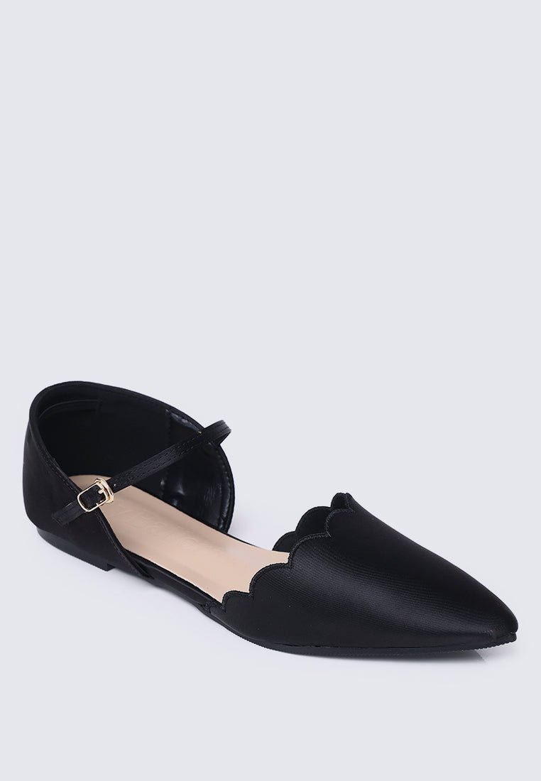 Azzurra Comfy Ballerina In CharcoalShoes - myballerine