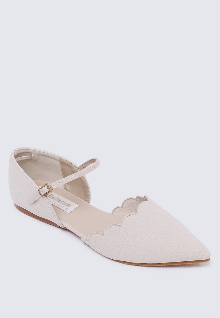 Azzurra Comfy Ballerina In Nude - myballerine