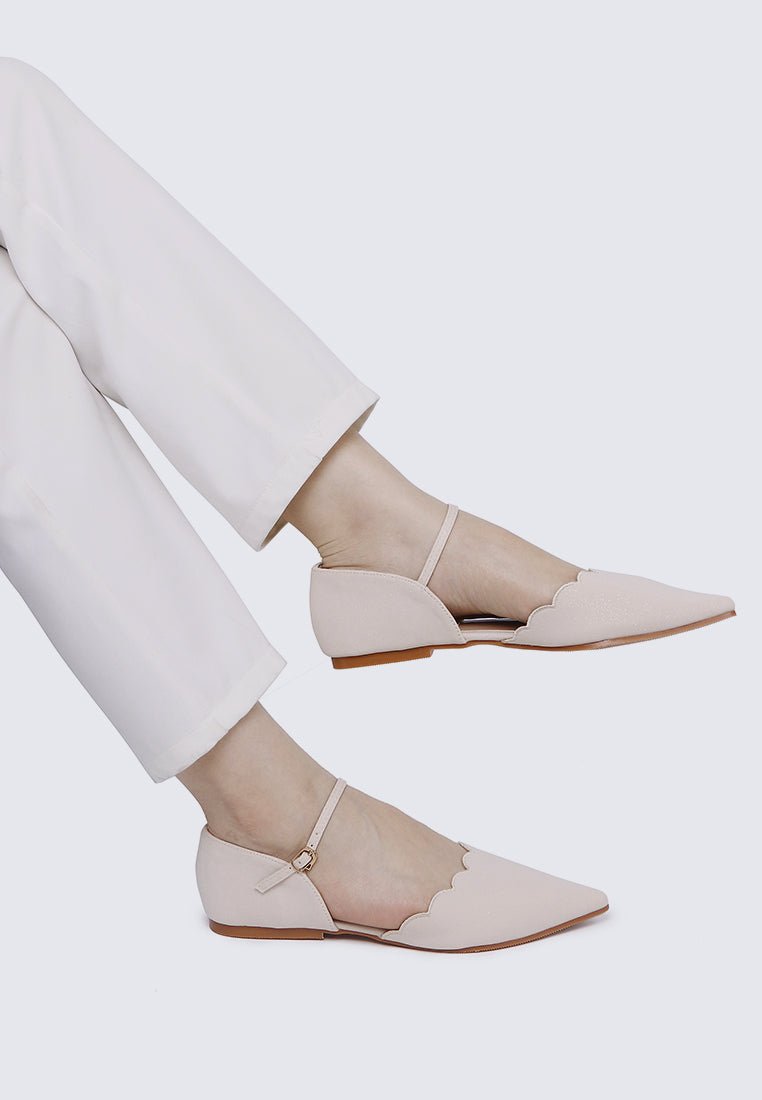 Azzurra Comfy Ballerina In Nude - myballerine