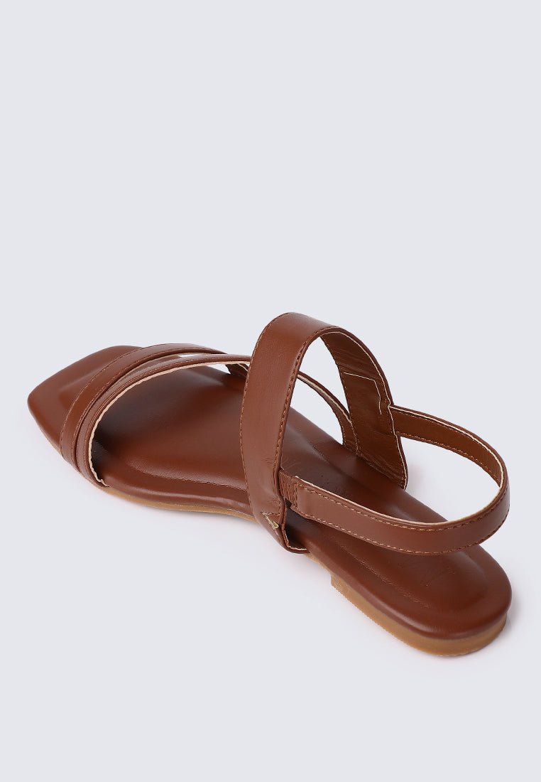 Bellissa Comfy Sandals In BrownShoes - myballerine