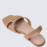 Berenice Comfy Sandals In NudeShoes - myballerine
