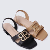 Berenice Comfy Sandals In NudeShoes - myballerine