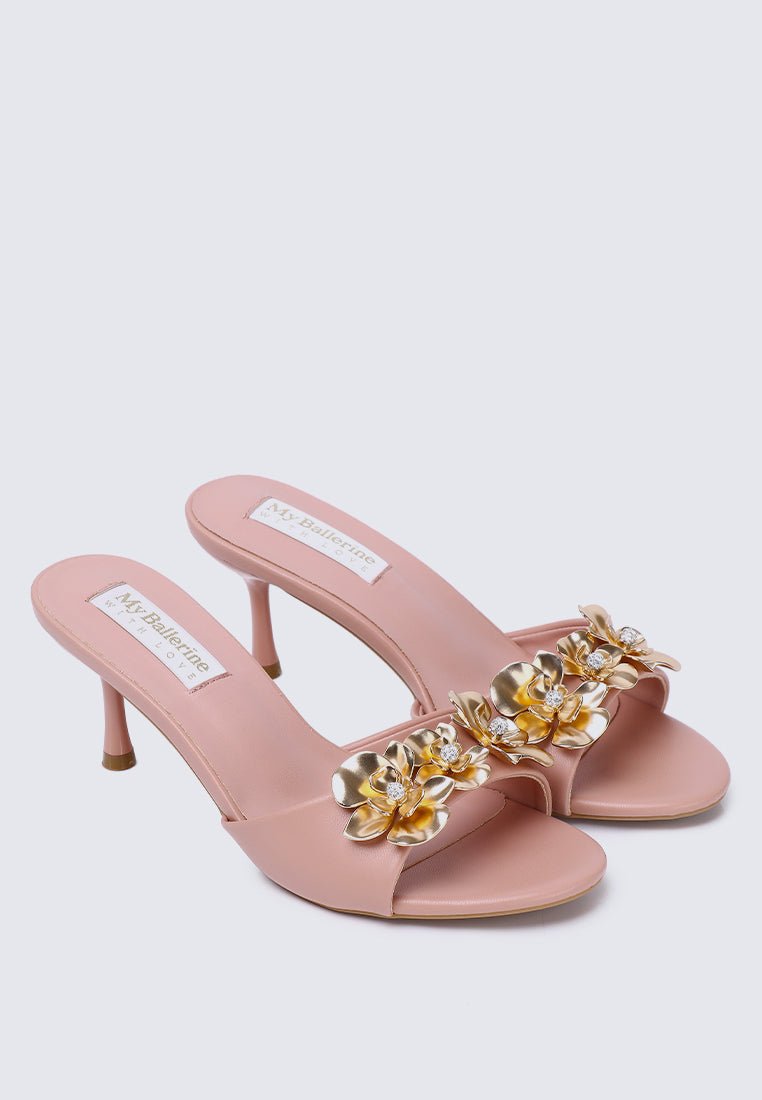 Blossom Comfy Heels In PinkShoes - myballerine