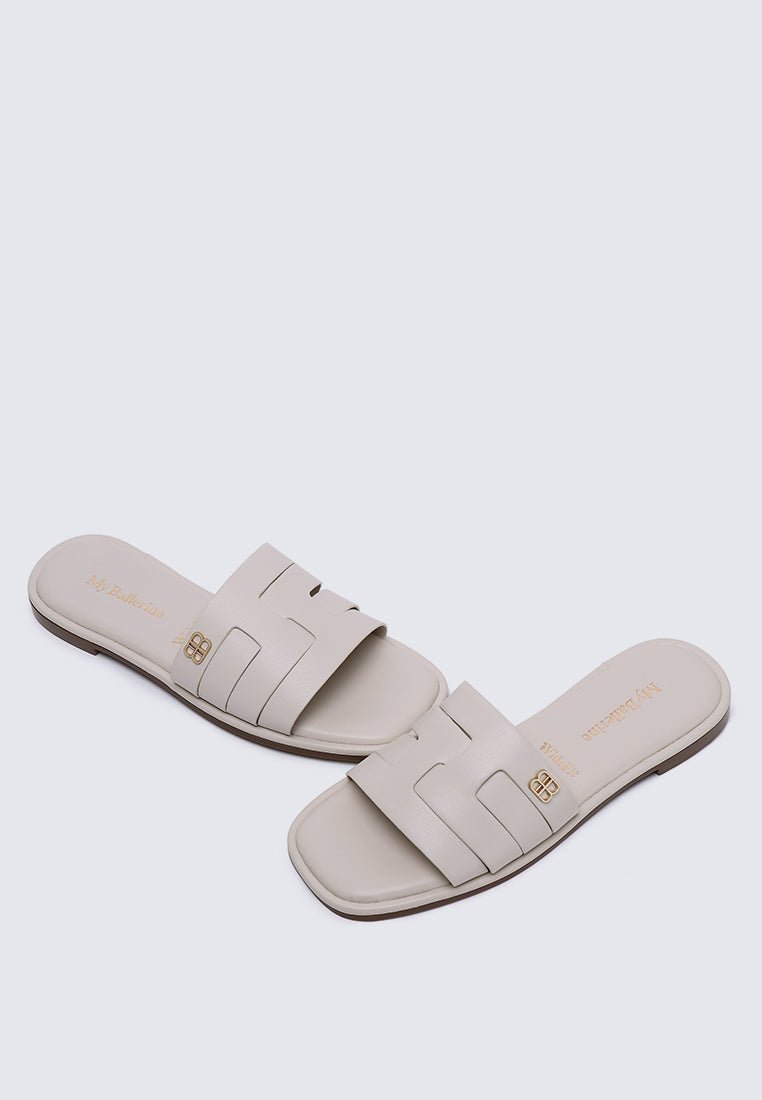 Bobi Comfy Sandal In AlmondShoes - myballerine