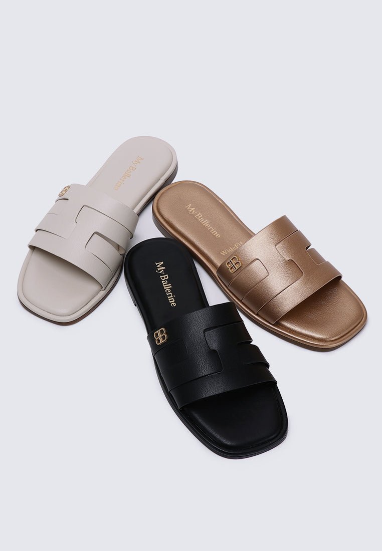 Bobi Comfy Sandal In Rose GoldShoes - myballerine