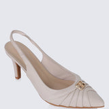 Bovis Comfy Heels In AlmondShoes - myballerine