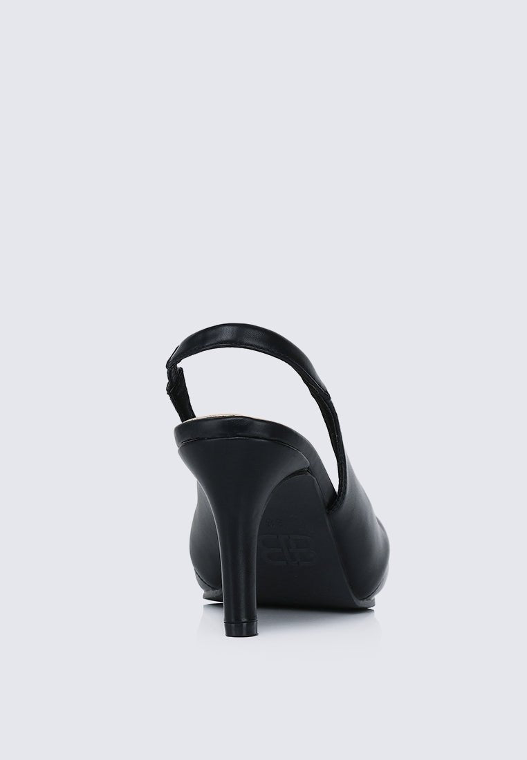 Bovis Comfy Heels In BlackShoes - myballerine
