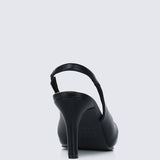 Bovis Comfy Heels In BlackShoes - myballerine